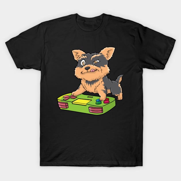 Cairn Terrier Gamepad Kawaii T-Shirt by KAWAIITEE